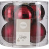 Набор шаров HOUSE OF SEASONS, ø 8 см, 6 шт., бордовый 85788