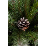 Новогодняя елка TRIUMPH TREE, Императрица, с шишками, 90 см, в мешочке, заснеженная 73810